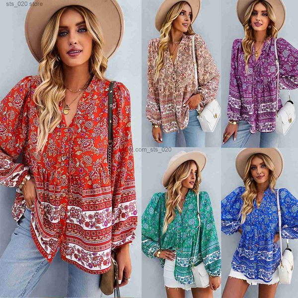 women's blouses shirts bohemian long sleeve 2023 autumn/winter temperament commuter shirt t230727, White
women's blouses shirts bohemian long sleeve 2023 autumn/winter temperament commuter shirt t230727, White