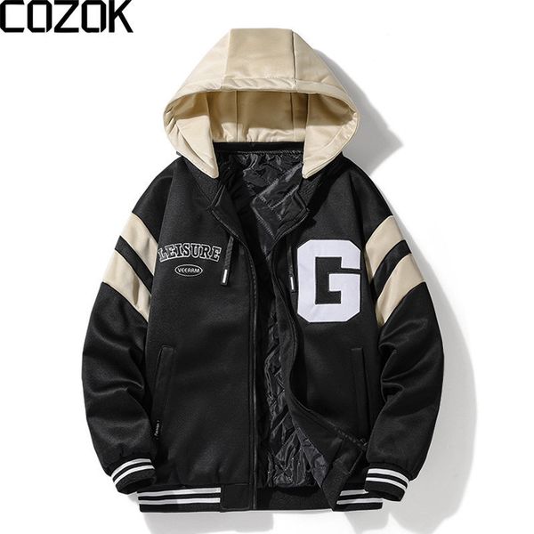 mens jackets hooded bomber men vintage oversize letter embroidery baseball jacket with knit hat windbreaker ma1 coat streetwear 230726, Black;brown
mens jackets hooded bomber men vintage oversize letter embroidery baseball jacket with knit hat windbreaker ma1 coat streetwear 230726, Black;brown