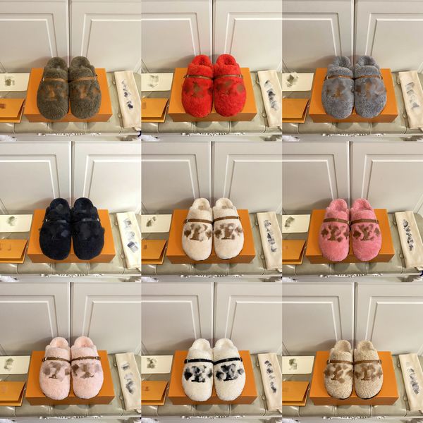 2023 women designer winter break flat cosy comfort fur slippers mule shearling covered footbed and treaded rubber outsole wool furry fluffy, Black
2023 women designer winter break flat cosy comfort fur slippers mule shearling covered footbed and treaded rubber outsole wool furry fluffy, Black