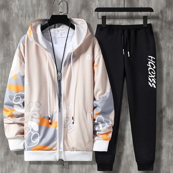 men's tracksuits spring and autumn youth style ptinted hoodiespants 2pc mens set casual men hooded sweatshirttrousers two piece sport s, Gray
men's tracksuits spring and autumn youth style ptinted hoodiespants 2pc mens set casual men hooded sweatshirttrousers two piece sport s, Gray