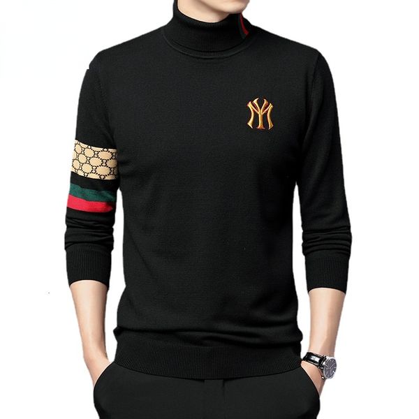 men's sweaters grade autum winter designer fashion brand luxury knit half turtleneck men warm woolen sweater casual mens clothing 23072, White;black
men's sweaters grade autum winter designer fashion brand luxury knit half turtleneck men warm woolen sweater casual mens clothing 23072, White;black