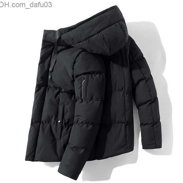 men's down parkas fashion hooded winter coat men thick warm solid color mens jacket windproof father's gift parka padded coats fas, Black
men's down parkas fashion hooded winter coat men thick warm solid color mens jacket windproof father's gift parka padded coats fas, Black