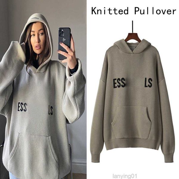 23ss designer essentail hoodie sweater for men and women casual hooded essentialhoodie sweatshirts knitted high street fashion pullovers 6z7, Black
23ss designer essentail hoodie sweater for men and women casual hooded essentialhoodie sweatshirts knitted high street fashion pullovers 6z7, Black
