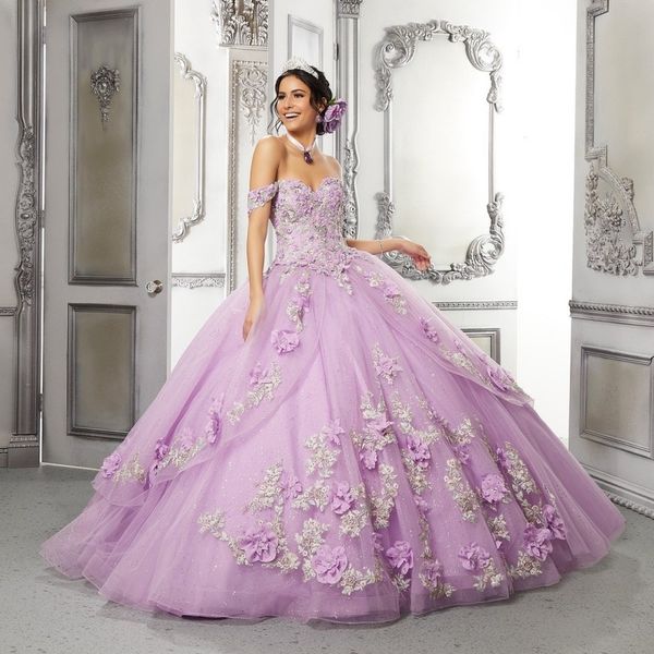 lavender off-shulder ball gown quinceanera dresses vestidos de 15 anos fashion 3d flower tulle sweet 16 princess party gown, Blue;red
lavender off-shulder ball gown quinceanera dresses vestidos de 15 anos fashion 3d flower tulle sweet 16 princess party gown, Blue;red