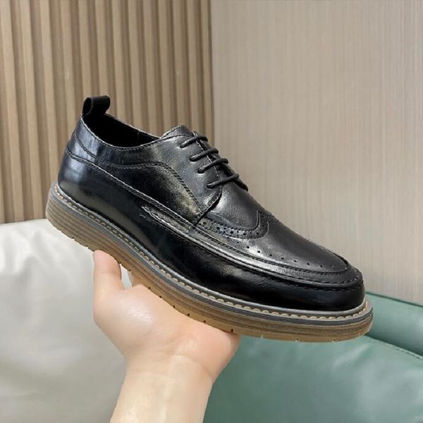men dress shoes lace up oxfords leather luxury fashion groom wedding shoes men outdoor italian style shoes 1aa25, Black
men dress shoes lace up oxfords leather luxury fashion groom wedding shoes men outdoor italian style shoes 1aa25, Black