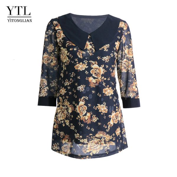 womens blouses shirts yitonglian plus size blouse femme women half sleeve floral patchwork peter pan collar casual shirt 4xl 5xl 6xl h403 2, White
womens blouses shirts yitonglian plus size blouse femme women half sleeve floral patchwork peter pan collar casual shirt 4xl 5xl 6xl h403 2, White