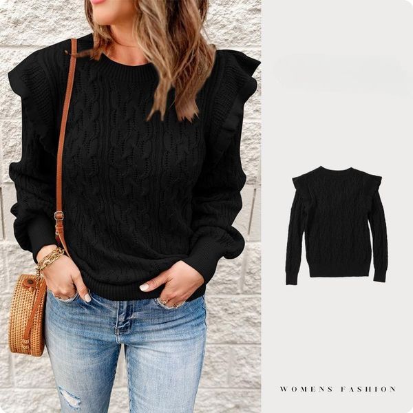 women's sweaters puffer sweater fall winter 2023 new pullover loose long sleeve knitwear medium collar bottoming shirt, White;black
women's sweaters puffer sweater fall winter 2023 new pullover loose long sleeve knitwear medium collar bottoming shirt, White;black