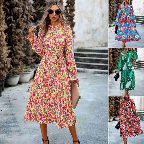 basic casual dresses printed dress 2023 autumn/winter women's vacation leisure round neck long dress t230727, Black;gray
basic casual dresses printed dress 2023 autumn/winter women's vacation leisure round neck long dress t230727, Black;gray