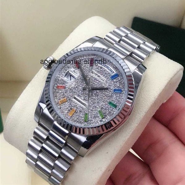 luxury designer classic fashion fully automatic mechanical watch inlaid with colored diamond size 36mm sapphire glass waterproof ladies', Slivery;golden
luxury designer classic fashion fully automatic mechanical watch inlaid with colored diamond size 36mm sapphire glass waterproof ladies', Slivery;golden