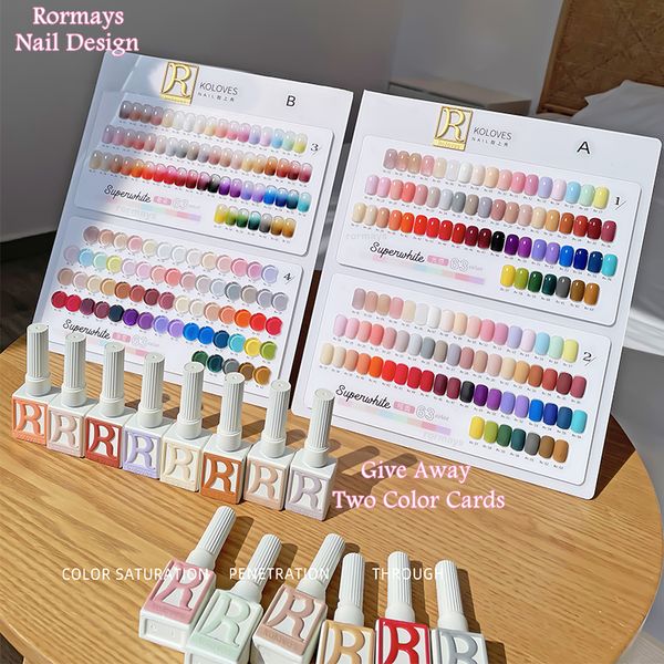 rormays 63 color gel nail polish set new gel design dual color card shiny sequins semi permanent mixed varnish gel uv led nail salon dedicat
rormays 63 color gel nail polish set new gel design dual color card shiny sequins semi permanent mixed varnish gel uv led nail salon dedicat