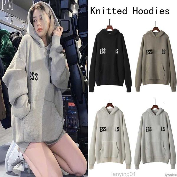 2023 mens women designer essentialhoodie sweater knits keep warm in autumn winter hooded sweatshirt loose letter essentail hoodies casual pu, Black
2023 mens women designer essentialhoodie sweater knits keep warm in autumn winter hooded sweatshirt loose letter essentail hoodies casual pu, Black