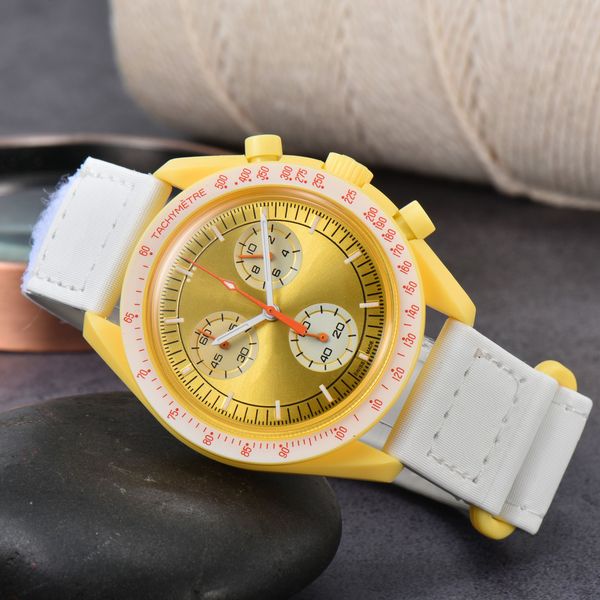 2023 bioceramic planet moon quarz watch mission to mercury 42mm full function chronograph luxury mens couple joint name wristwatches moonshi, Slivery;golden
2023 bioceramic planet moon quarz watch mission to mercury 42mm full function chronograph luxury mens couple joint name wristwatches moonshi, Slivery;golden