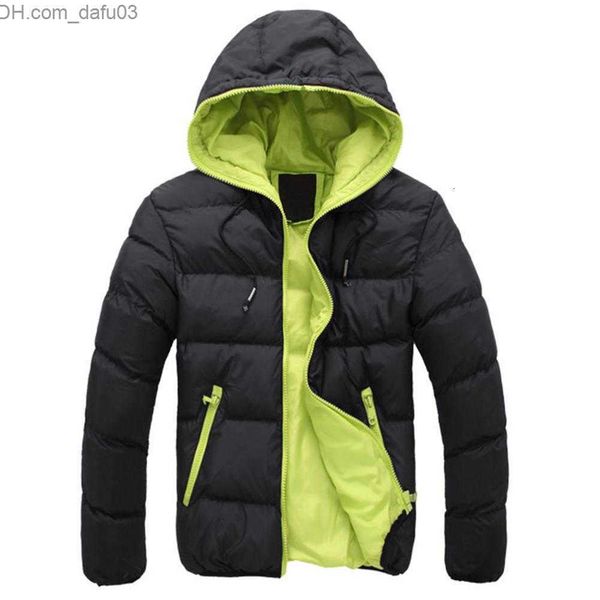 men's down parkas mens down parkas autumn winter color block zipper warm cotton coat casual hooded jacket fashion outdoor clothes z2307, Black
men's down parkas mens down parkas autumn winter color block zipper warm cotton coat casual hooded jacket fashion outdoor clothes z2307, Black