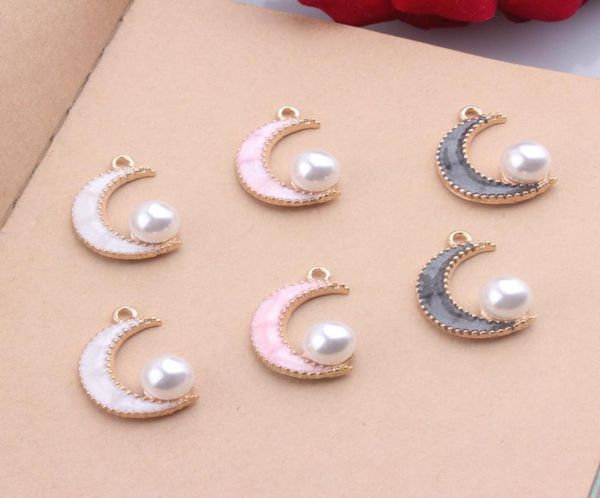100pcslot 1825mm enamel moon charms pendant with pearl charms diy jewelry accessories for necklace bracelet making3054167, Bronze;silver
100pcslot 1825mm enamel moon charms pendant with pearl charms diy jewelry accessories for necklace bracelet making3054167, Bronze;silver