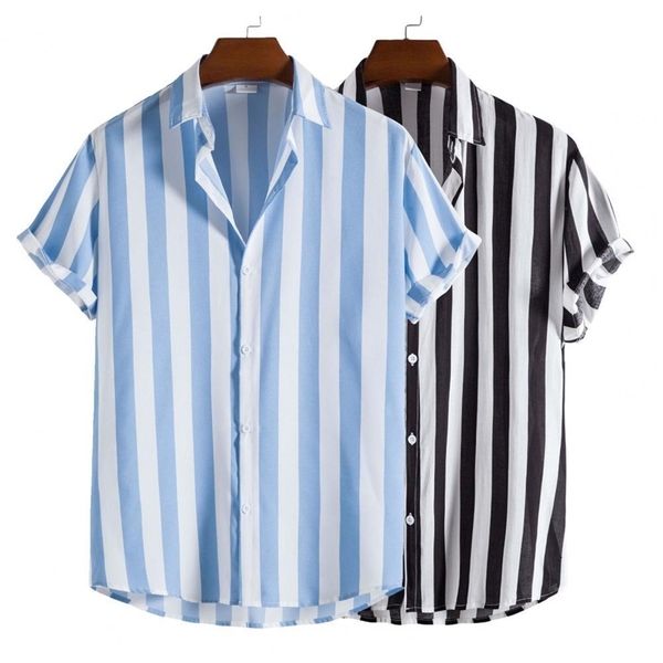 mens casual shirts summer men shirt striped hawaii buttons short sleeve beachwear camisas masculina homme de hombre 230726, White;black
mens casual shirts summer men shirt striped hawaii buttons short sleeve beachwear camisas masculina homme de hombre 230726, White;black