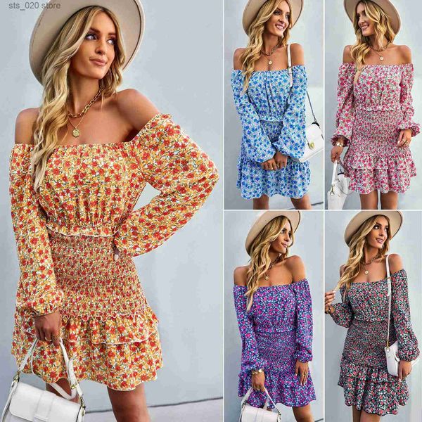 basic casual dresses temperament casual dress 2022 autumn/winter off shoulder printed dress for women t230727, Black;gray
basic casual dresses temperament casual dress 2022 autumn/winter off shoulder printed dress for women t230727, Black;gray