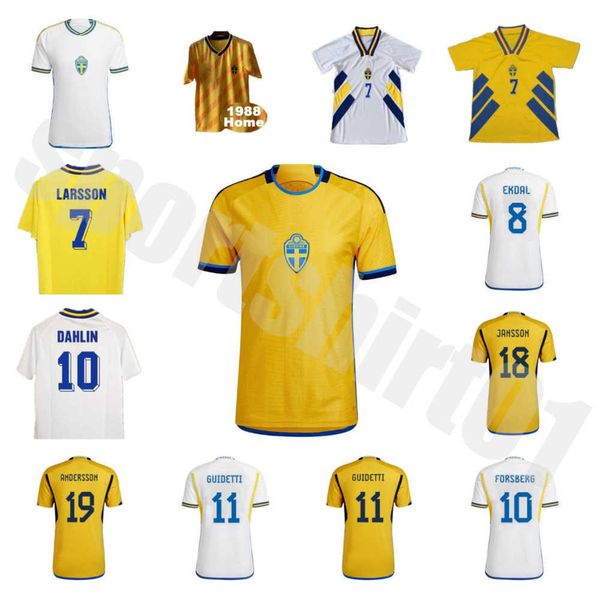 sweden soccer 10 zlatan ibrahimovic jerseys 22-23 national team emil forsberg 1 robin olsen joakim nilsson dejan kulusevski mattias advanced, White;black
sweden soccer 10 zlatan ibrahimovic jerseys 22-23 national team emil forsberg 1 robin olsen joakim nilsson dejan kulusevski mattias advanced, White;black