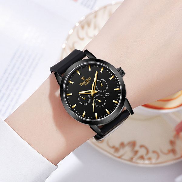women watch watches luxury large dial high sense fashion quartz-battery simple watch, Slivery;brown
women watch watches luxury large dial high sense fashion quartz-battery simple watch, Slivery;brown