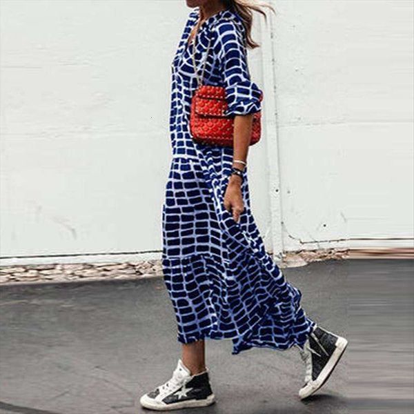 spring womens fashion street print v neck long dress, Black;gray
spring womens fashion street print v neck long dress, Black;gray