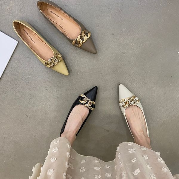 dress shoes xgravity spring elegant chain flat shoes pointed toe flats plus size female women footwear comfort ladies shoes a291 230726, Black
dress shoes xgravity spring elegant chain flat shoes pointed toe flats plus size female women footwear comfort ladies shoes a291 230726, Black