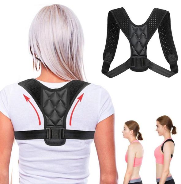 adjustable men and women back posture corrector clavicle spine shoulder lumbar brace support belt correction1300589
adjustable men and women back posture corrector clavicle spine shoulder lumbar brace support belt correction1300589