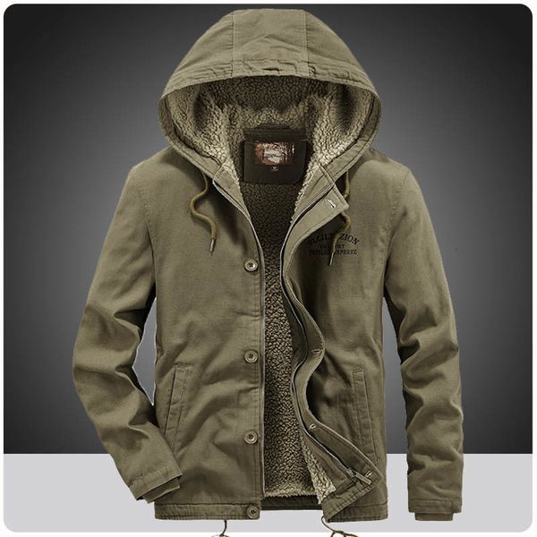 men's jackets denim jacket casual winter pure cotton military thicken hooded cargo coat parkas men streetwear jaqueta masculina 230726, Black;brown
men's jackets denim jacket casual winter pure cotton military thicken hooded cargo coat parkas men streetwear jaqueta masculina 230726, Black;brown
