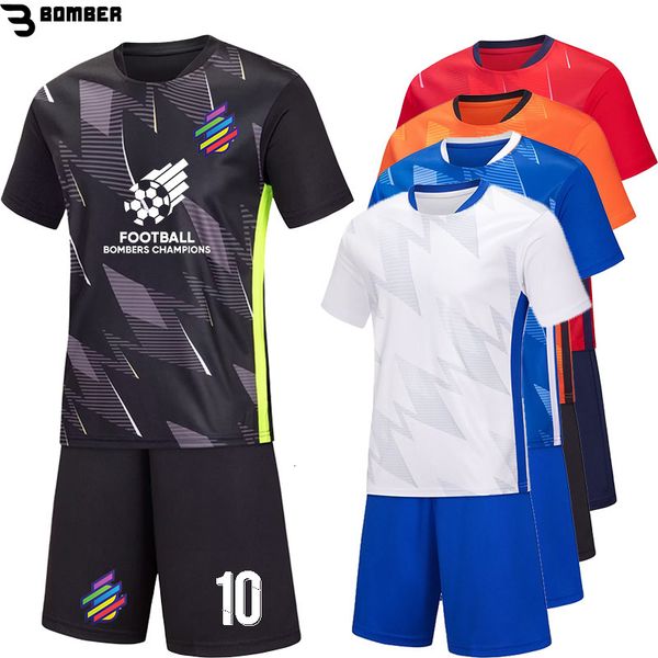 men's tracksuits men boy soccer jersey sets custom print team club football uniforms suit quick-dry children male shirt shorts summer s, Gray
men's tracksuits men boy soccer jersey sets custom print team club football uniforms suit quick-dry children male shirt shorts summer s, Gray
