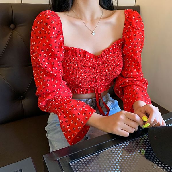 womens blouses shirts drop women early autumn retro square collar lady undefined small floral longsleeved drawstring umbilical shirt 230726, White
womens blouses shirts drop women early autumn retro square collar lady undefined small floral longsleeved drawstring umbilical shirt 230726, White