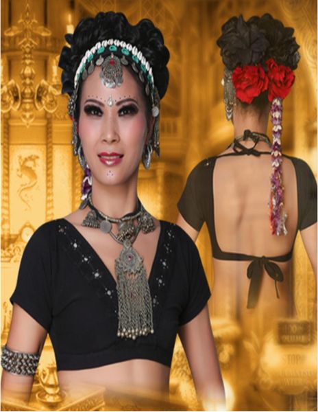 2017 ats tribal belly dance clothes crop choli vneck backless plus size women gypsy tribal dance2038898, Black;red
2017 ats tribal belly dance clothes crop choli vneck backless plus size women gypsy tribal dance2038898, Black;red