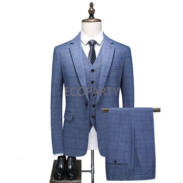 mens suits blazers suit set plaid large casual three piece slim fit groom wedding dress 3 230726, White;black
mens suits blazers suit set plaid large casual three piece slim fit groom wedding dress 3 230726, White;black