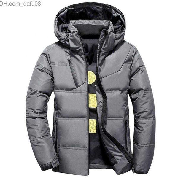 men's down parkas men winter autumn slim short down jacket warm thicken hooded outwear coat q0901 z230727, Black
men's down parkas men winter autumn slim short down jacket warm thicken hooded outwear coat q0901 z230727, Black