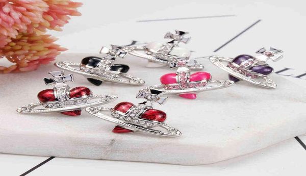 european and american fashion gold rim silver rim black red white purple big red paint love saturn earrings7273360, Golden;silver
european and american fashion gold rim silver rim black red white purple big red paint love saturn earrings7273360, Golden;silver