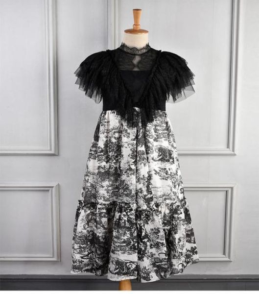 milan runway dress 2019 vintage black lace ruffles ink animal print long women dress designer vestidos de festa yy495211163
milan runway dress 2019 vintage black lace ruffles ink animal print long women dress designer vestidos de festa yy495211163