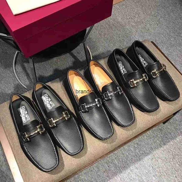 new feragamos dress shoes with high grade versatile driving shoes thick sole durable feet covering shoes outdoor, Black
new feragamos dress shoes with high grade versatile driving shoes thick sole durable feet covering shoes outdoor, Black