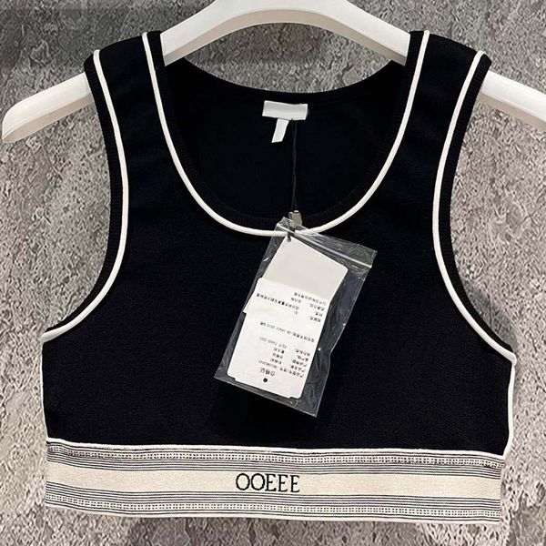 7.27 fashion viscose knitted letter jacquard contrast color stretch slim short tank women, White
7.27 fashion viscose knitted letter jacquard contrast color stretch slim short tank women, White