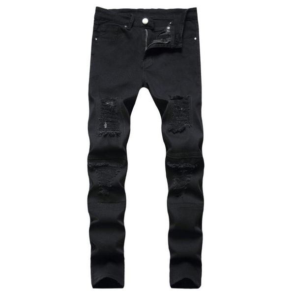 men039s jeans nice men fashion ripped hole blue denim hip hop silm fit pencil pants male streetwear distressed stretch trousers1663657
men039s jeans nice men fashion ripped hole blue denim hip hop silm fit pencil pants male streetwear distressed stretch trousers1663657