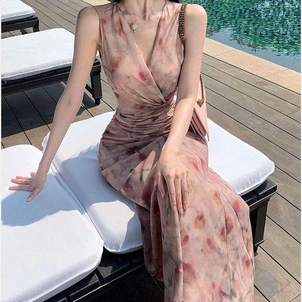 dress oil painting and rose winding high waist v neck spring summer womens long, Black;gray
dress oil painting and rose winding high waist v neck spring summer womens long, Black;gray