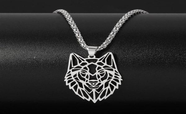 hollow wolf head pendant necklace for men silver color stainless steel punk forest animals wolf long chain necklaces jewelry294y4653770
hollow wolf head pendant necklace for men silver color stainless steel punk forest animals wolf long chain necklaces jewelry294y4653770