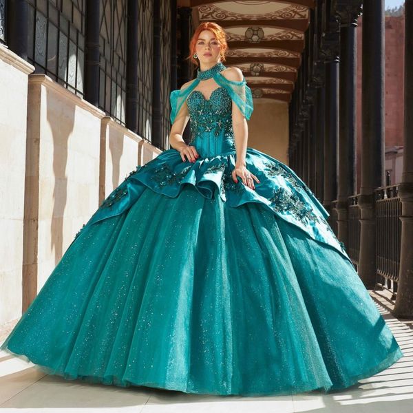 blackish green shiny off the shoulder ball gown quinceanera dresses for girls applique birthday party gowns lace up back graduation prom dre, Blue;red
blackish green shiny off the shoulder ball gown quinceanera dresses for girls applique birthday party gowns lace up back graduation prom dre, Blue;red