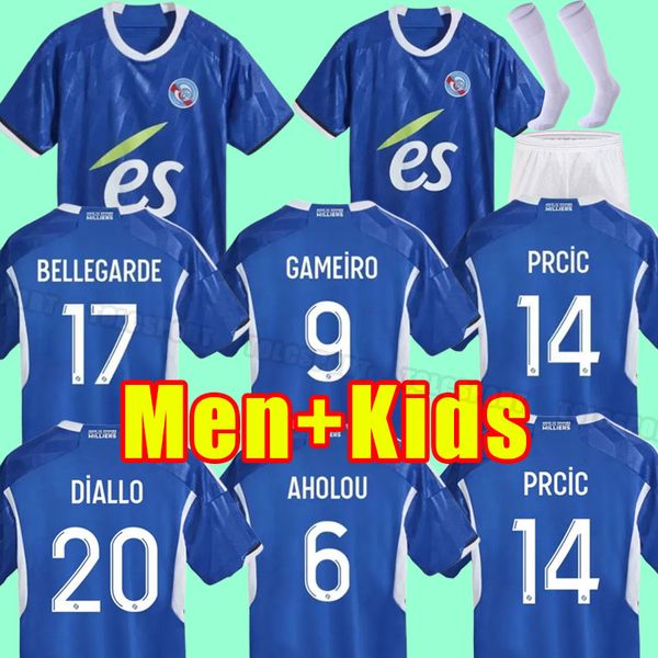 23 24 rc strasbourg alsace soccer jerseys gameiro ajorque maillot de foot home blue 2023 2024 aholou thomasson lienard diallo djiku m.waris, Black;yellow
23 24 rc strasbourg alsace soccer jerseys gameiro ajorque maillot de foot home blue 2023 2024 aholou thomasson lienard diallo djiku m.waris, Black;yellow