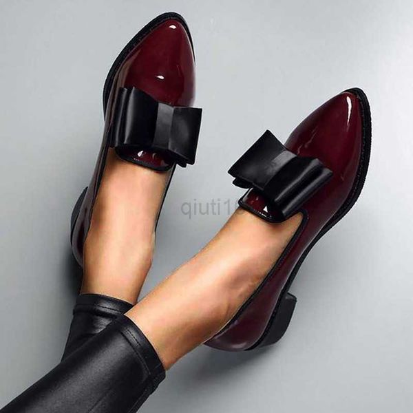 dress shoes spring autumn women shoes bowtie loafers patent leather women's low heels slip on footwear female pointed toe thick heel za, Black
dress shoes spring autumn women shoes bowtie loafers patent leather women's low heels slip on footwear female pointed toe thick heel za, Black