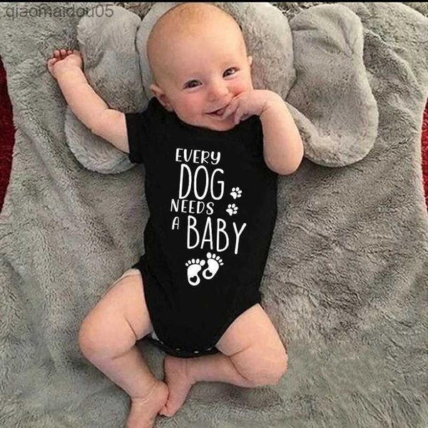 every dog needs a baby print funny newborn baby rompers cotton short sleeve boys girls bodysuits infant toddler onesies outfits l230712, Blue
every dog needs a baby print funny newborn baby rompers cotton short sleeve boys girls bodysuits infant toddler onesies outfits l230712, Blue