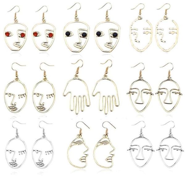 dangle chandelier fashion pierced face earrings personality exaggerated girl metal silhouette student daily jewelry gift7208831, Silver
dangle chandelier fashion pierced face earrings personality exaggerated girl metal silhouette student daily jewelry gift7208831, Silver