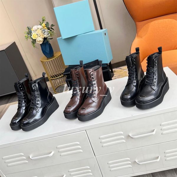 designer women boots lace up platform boots leather half boots fashion slip-on round toe shoes winter warm boots with box, Black
designer women boots lace up platform boots leather half boots fashion slip-on round toe shoes winter warm boots with box, Black