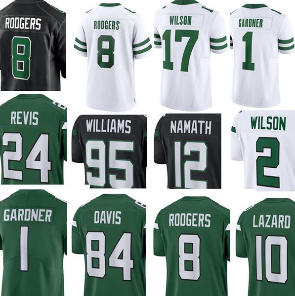 football jersey 1 ahmad sauce gardner 17 garrett wilson 2 zach wilson 10 allen lazard 8 aaron rodgers breece hall quinnen williams joe kleck, Black;red
football jersey 1 ahmad sauce gardner 17 garrett wilson 2 zach wilson 10 allen lazard 8 aaron rodgers breece hall quinnen williams joe kleck, Black;red