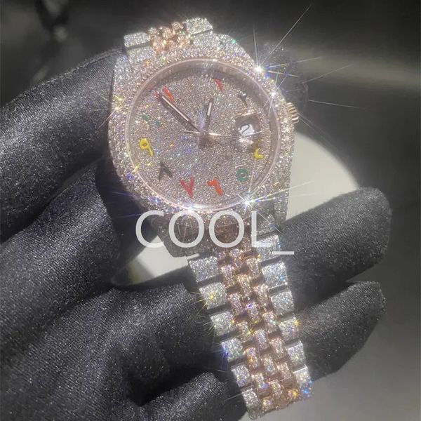 luxury mens watch for men designer movement watches diamond moissanite watch montre iced out watch automatic men's montre luxe mens lux, Slivery;brown
luxury mens watch for men designer movement watches diamond moissanite watch montre iced out watch automatic men's montre luxe mens lux, Slivery;brown