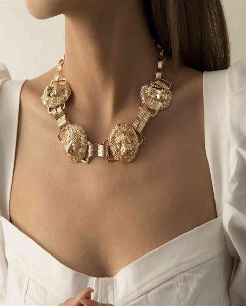 necklace punk ladies hiphop gold lion head chunky chain gothic jewelry for steampunk men279r7333050, Silver
necklace punk ladies hiphop gold lion head chunky chain gothic jewelry for steampunk men279r7333050, Silver