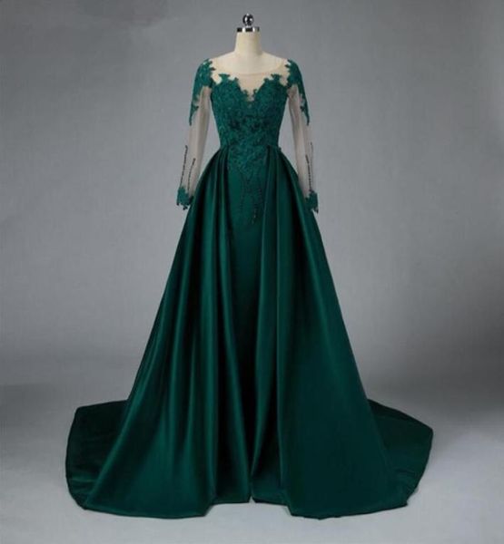 green satin mermaid evening dresses detachable train beads lace prom gowns side split long sleeves women formal dress prom with be3179157, Black;red
green satin mermaid evening dresses detachable train beads lace prom gowns side split long sleeves women formal dress prom with be3179157, Black;red