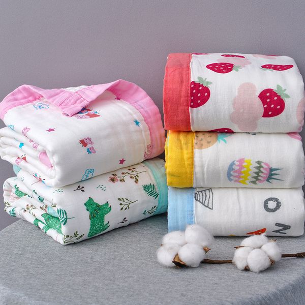 blankets swaddling 110 110cm 6 layer high density cotton gauze quilt baby bath towel soft absorbent born swaddle blanket 230727
blankets swaddling 110 110cm 6 layer high density cotton gauze quilt baby bath towel soft absorbent born swaddle blanket 230727