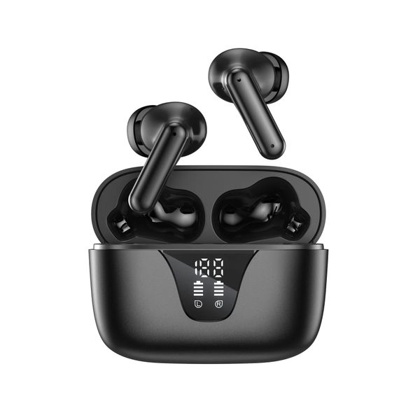 TWS Bluetooth 5.2 Earbuds: Active Noise Cancelg, Stereo Sound, Waterproof, Hi-Fi Audio, Digital Display, In-Ear Headphones for Sports, Calls, White
TWS Bluetooth 5.2 Earbuds: Active Noise Cancelg, Stereo Sound, Waterproof, Hi-Fi Audio, Digital Display, In-Ear Headphones for Sports, Calls, White